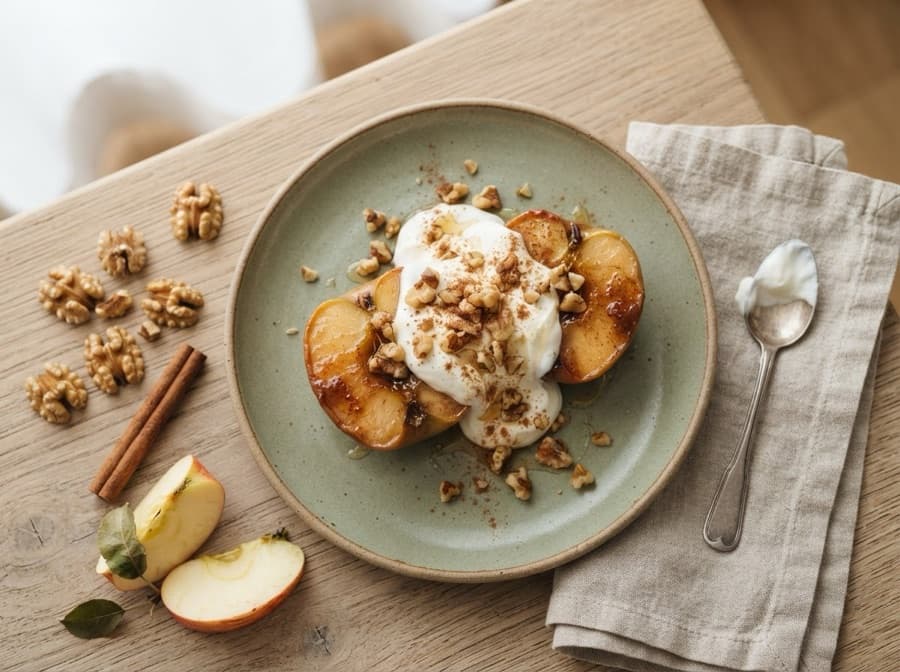 Baked Cinnamon Apples with Walnuts